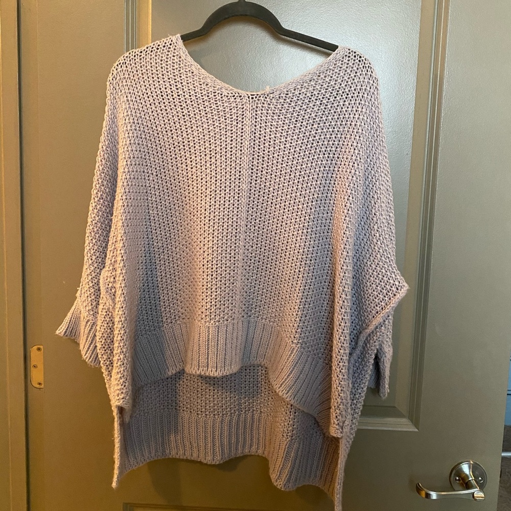PURPLE OVERSIZED SWEATER